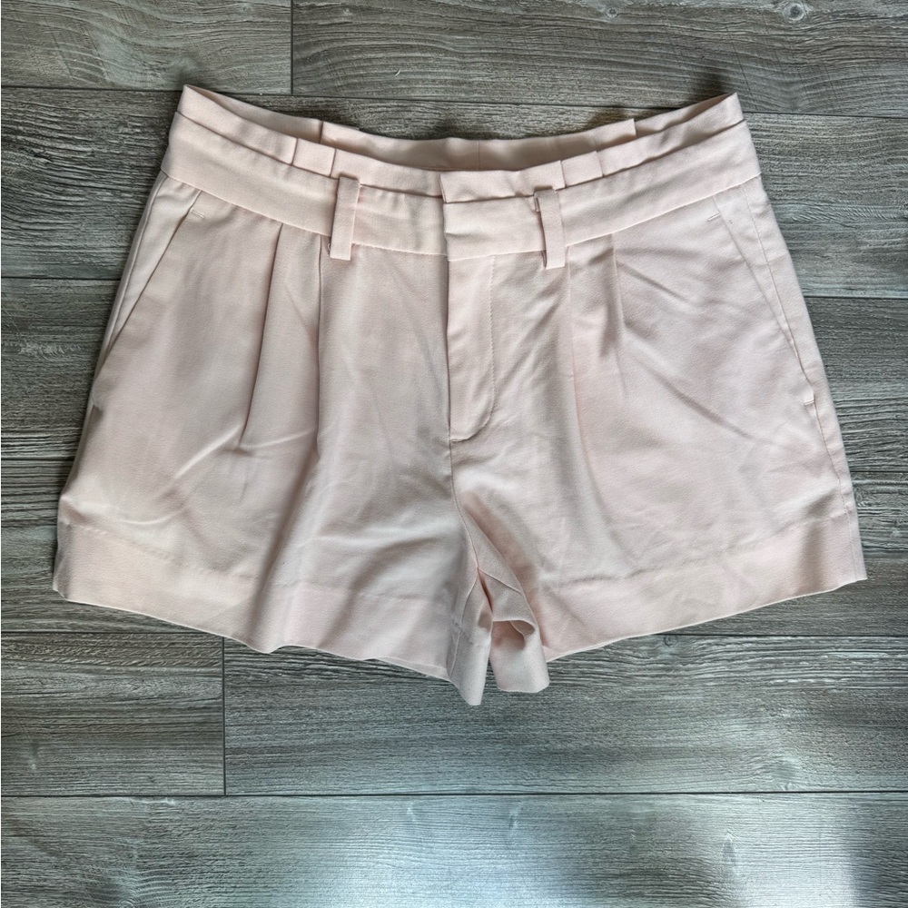 Banana Republic Baby Pink Pleated Shorts